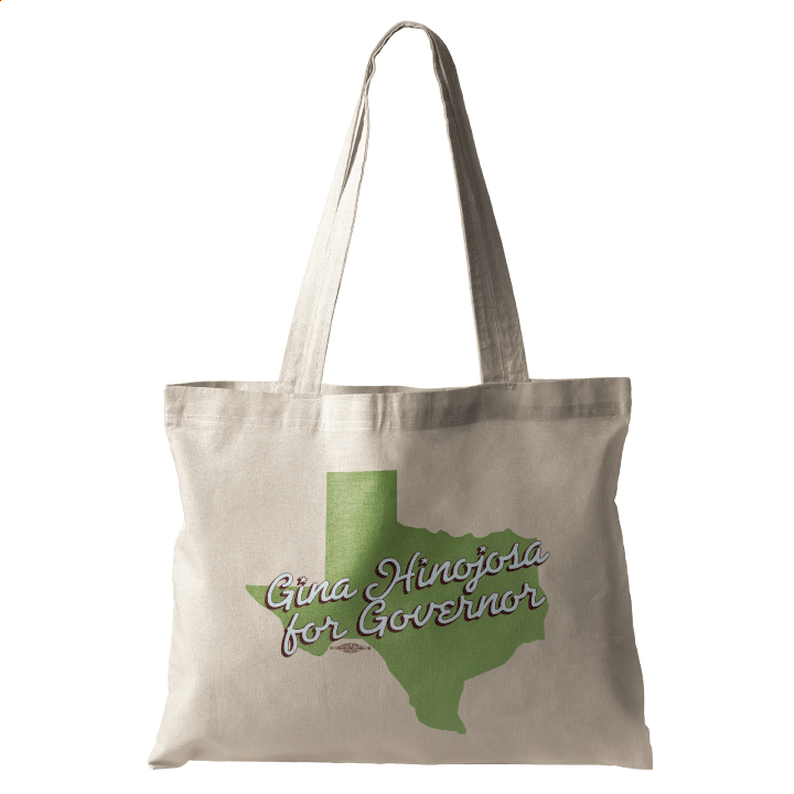 Gina Hinojosa for Governor (Natural Canvas Tote)