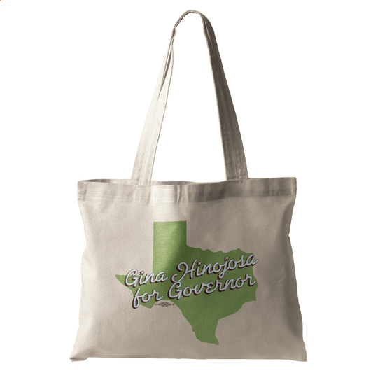 Gina Hinojosa for Governor (Natural Canvas Tote)