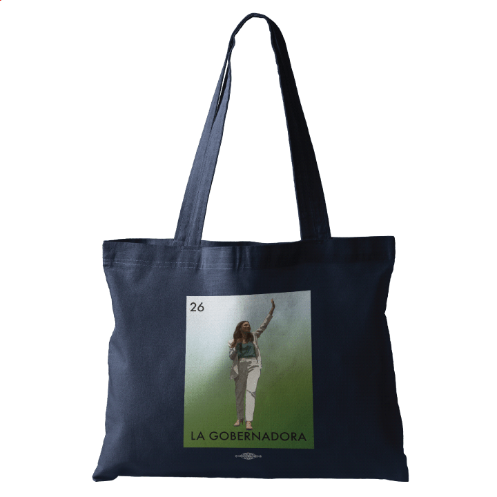 La Gobernadora (Navy Canvas Tote)